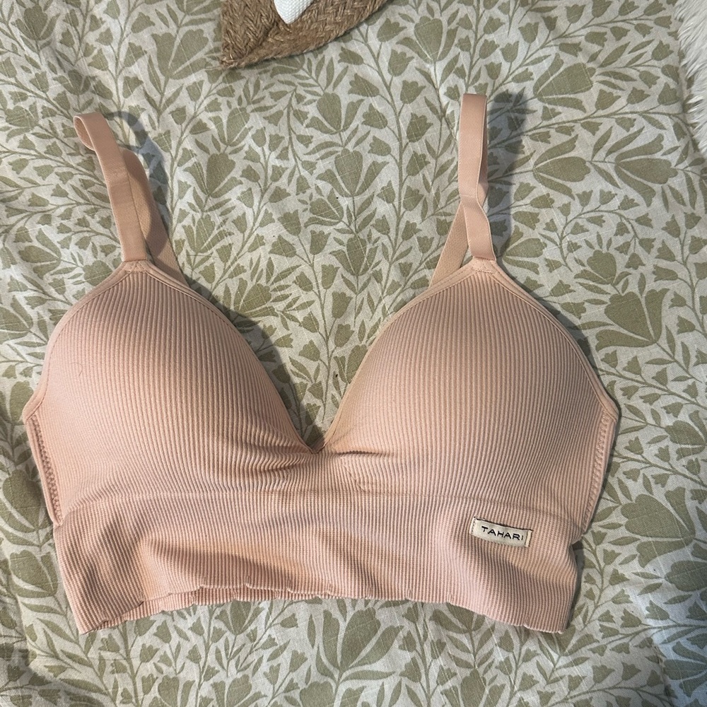 NWOT Ribbed Adjustable Bra Set - Picture 4 of 7